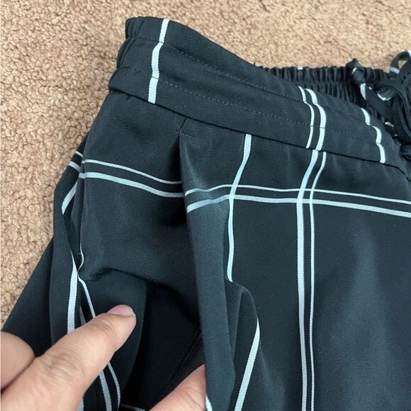 Ted Baker Black White Plaid Straight Leg Trousers Size S (US 4) Women - Picture 8 of 9